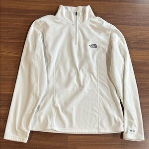 The North Face White Fleece Top